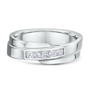 Βέρες princess cut diamοnds