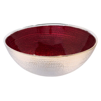 “Matera” Glass Bowl 999 Silver - Ketsetzoglou Athens