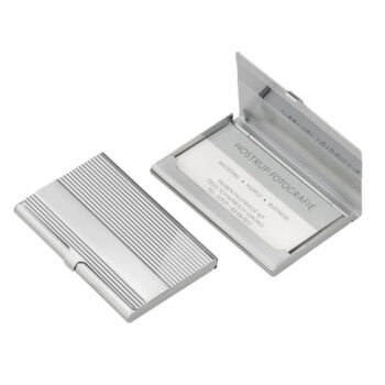 Business Cards Case with Engraving Strip - Ketsetzoglou Athens